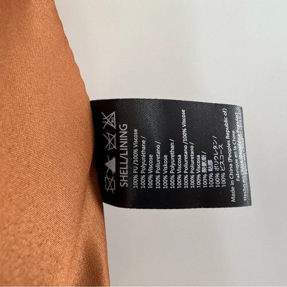 NWT Anthropologie Urban Originals Vegan Royal Buckle Slouchy Tote Golden Tan - Picture 10 of 10